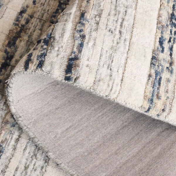 Safavieh Element Hand-Loomed Wool Area Rug Abstract Navy Ivory for Living Room or Bedroom ELM501N-5