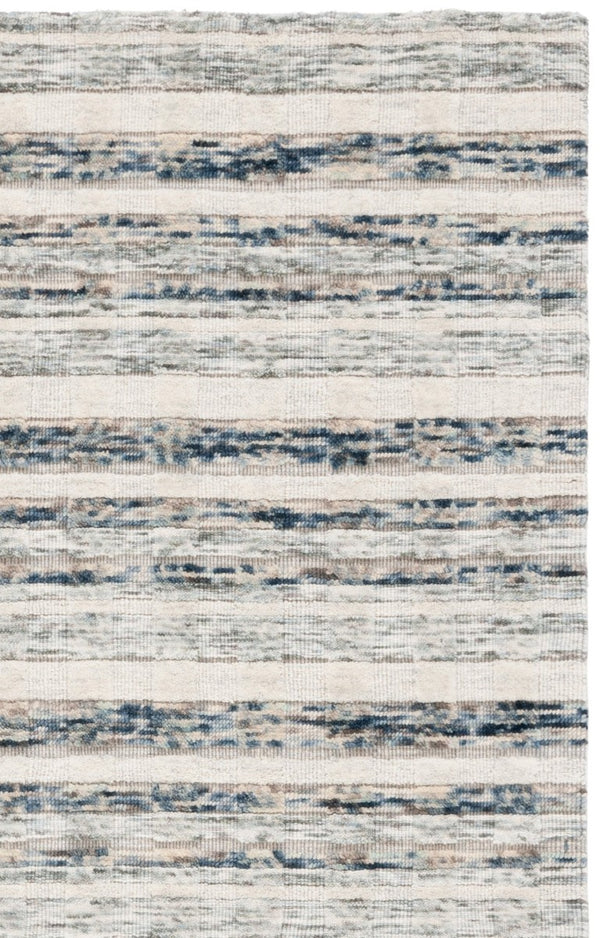 Safavieh Element Hand-Loomed Wool Area Rug Abstract Navy Ivory for Living Room or Bedroom ELM501N-5