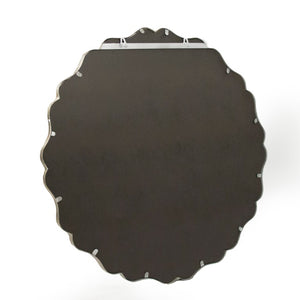 Zentique Agape Modern Iron Framed Mirror 35.75x36.25” – Slim 1.25” Profile, Durable MDF Backing, Brightens Spaces ELT150047