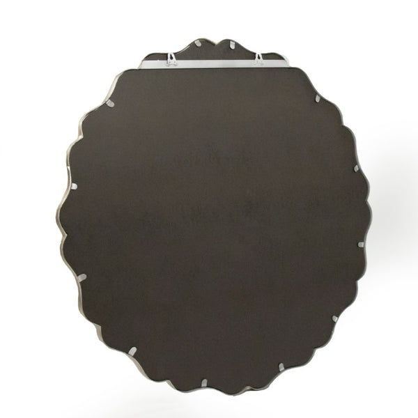 Zentique Agape Modern Iron Framed Mirror 35.75x36.25” – Slim 1.25” Profile, Durable MDF Backing, Brightens Spaces ELT150047