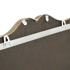 Agape Mirror Distressed Silver ELT150047 Zentique