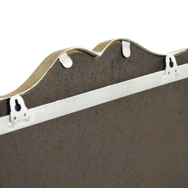 Agape Mirror Distressed Silver ELT150047 Zentique