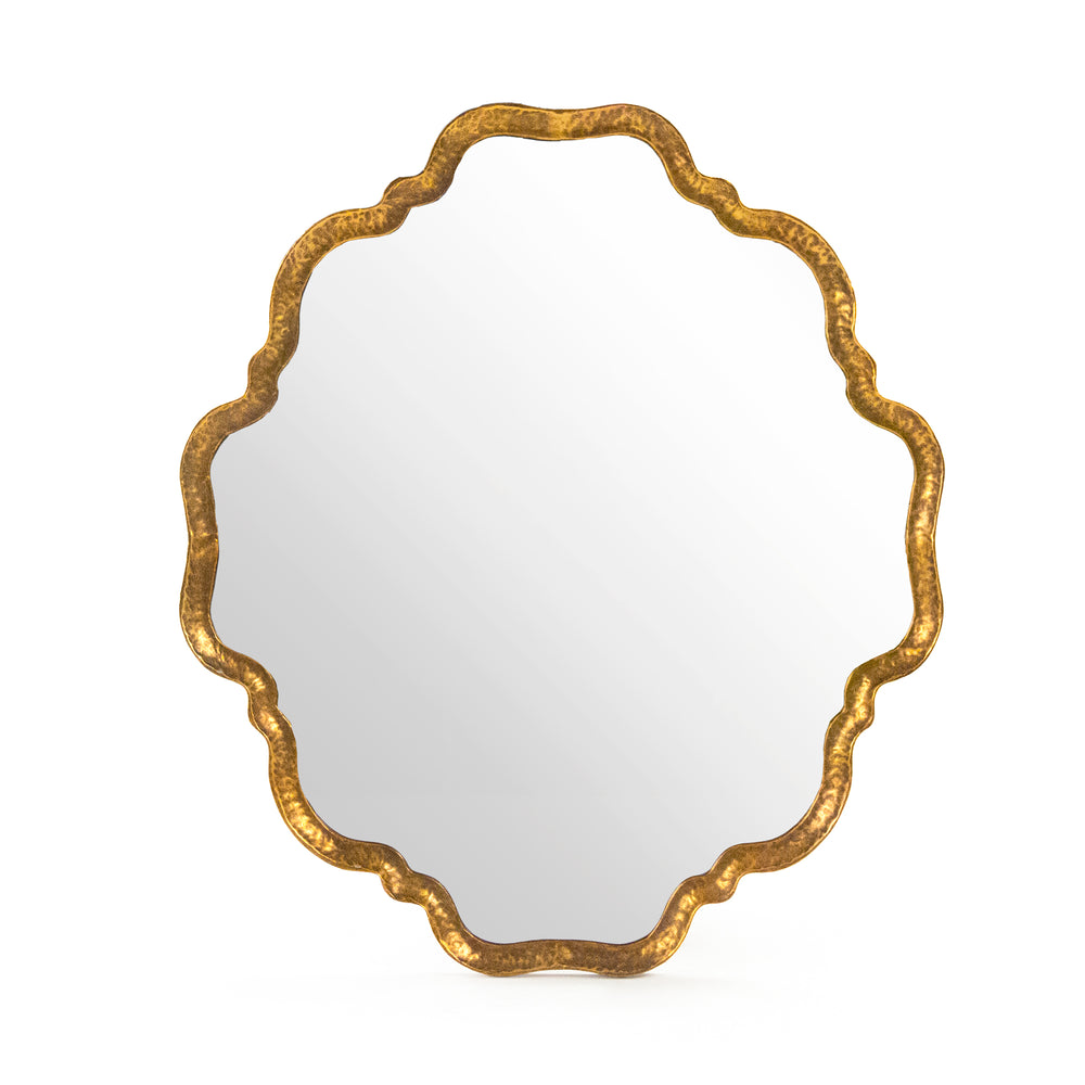 Carel Mirror Distressed Gold ELT150290 Zentique