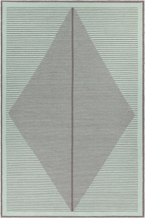 Chandra Rugs Hand-woven Eco-friendly Contemporary Rug - Unique Patterns For Stylish Home Decor & Sustainability Green,Grey Recycled Polyester Ely51604-576