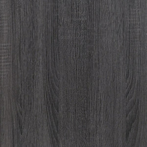 English Elm Hatfield Mid-Century Modern 4-Door Storage Buffet Sideboard with Adjustable Shelves and Soft-Close Doors Black Wash 59.25" EM-0372-BK-GG