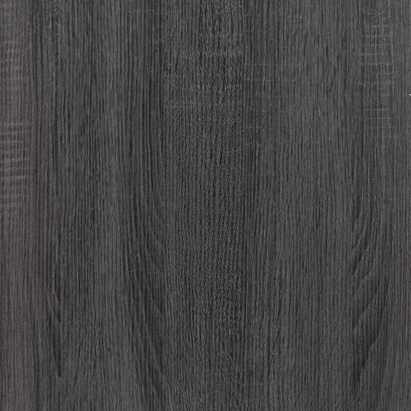 English Elm Hatfield Mid-Century Modern 4-Door Storage Buffet Sideboard with Adjustable Shelves and Soft-Close Doors Black Wash 59.25" EM-0372-BK-GG