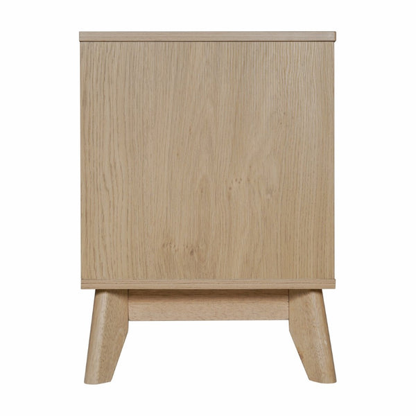 English Elm Hatfield Mid-Century Modern TV Stand for 64" TVs - Stylish Media Center with Soft-Close Doors & Storage Light Natural 71" EM-TV1801-LTNAT-GG