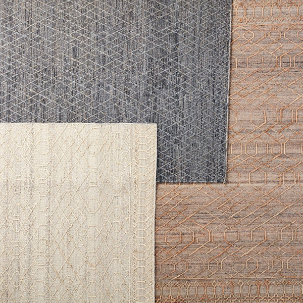 Jaipur Living Jaipur Living Celia Handwoven Jute Wool Flatweave Trellis Rug for Dining Rooms Beige 9'X12' RUG149512