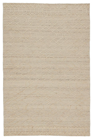 Jaipur Living Jaipur Living Celia Handwoven Jute Wool Flatweave Trellis Rug for Dining Rooms Cream 5'X8' RUG149514