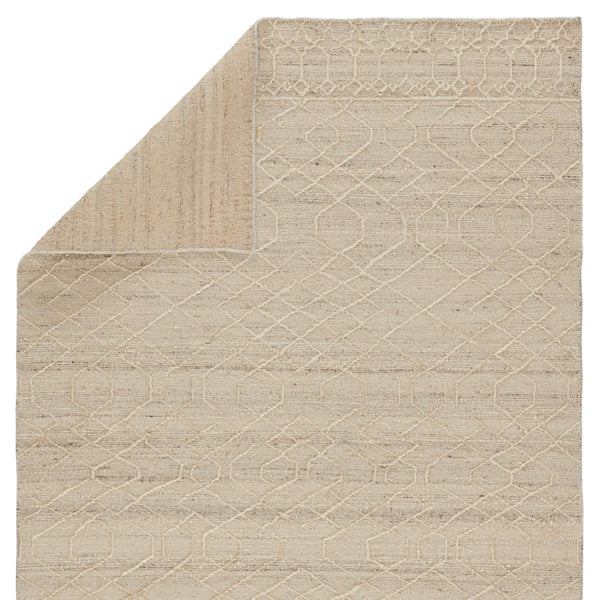 Jaipur Living Jaipur Living Celia Handwoven Jute Wool Flatweave Trellis Rug for Dining Rooms Cream 5'X8' RUG149514