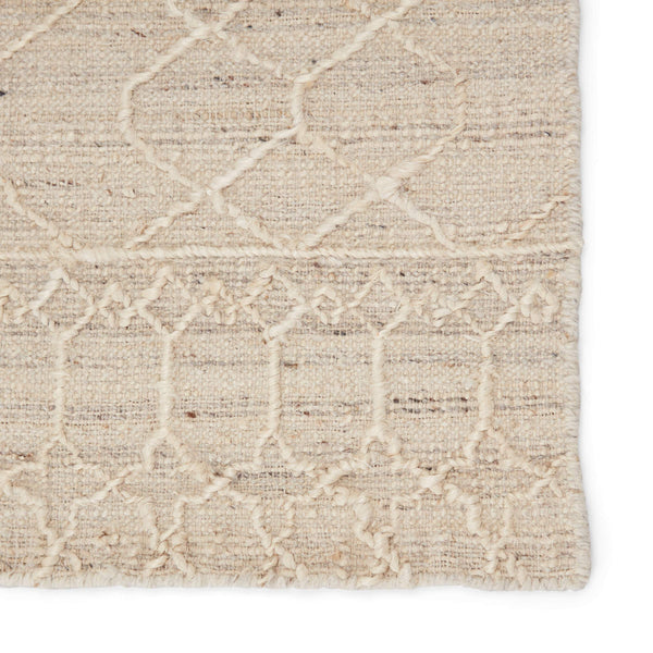 Jaipur Living Jaipur Living Celia Handwoven Jute Wool Flatweave Trellis Rug for Dining Rooms Cream 5'X8' RUG149514