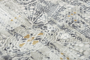 Rizzy Emerge EMG927 Power Loomed  Polyester Rug Stone/Beige 8'6" x 11'10"