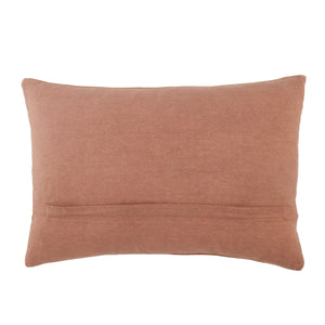 Jaipur Living Jaipur Living Ikenna Kilim Geometric Cotton Lumbar Pillow for Boho Global Decor Terracotta Down PLW103446