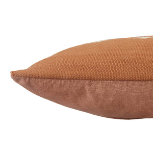 Jaipur Living Jaipur Living Ikenna Kilim Geometric Cotton Lumbar Pillow for Boho Global Decor Terracotta Down PLW103446