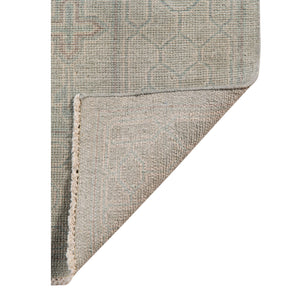 Empress Hand-knotted Wool Viscose Area Rug with Classic Border for Living Room or Entryway