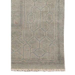 Empress Hand-knotted Wool Viscose Area Rug with Classic Border for Living Room or Entryway