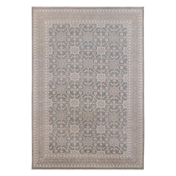 AMER Rugs Empress Hand-knotted Wool Viscose Area Rug Classic Bordered Design for Home Decor Accent 2' X 3' EMP50203