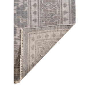 Empress Hand-knotted Wool Viscose Area Rug Classic Bordered Design for Home Decor Accent