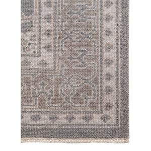 Empress Hand-knotted Wool Viscose Area Rug Classic Bordered Design for Home Decor Accent