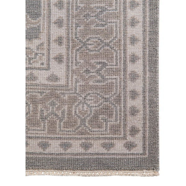 Empress Hand-knotted Wool Viscose Area Rug Classic Bordered Design for Home Decor Accent