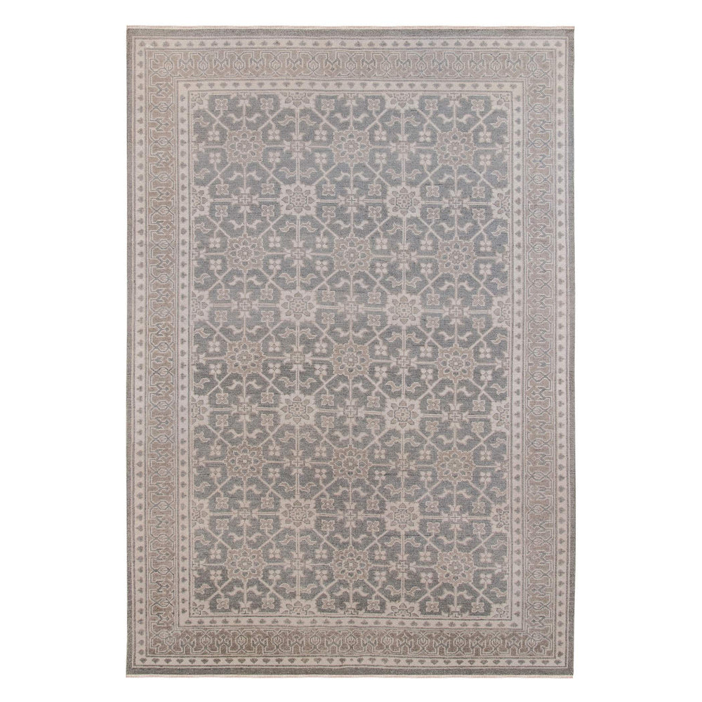 AMER Rugs Empress Hand-knotted Wool Viscose Area Rug Classic Bordered Design for Home Decor Accent 6' X 9' EMP50609