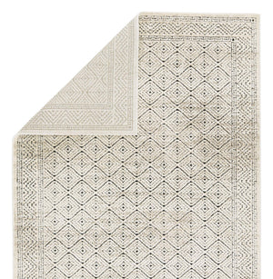 Jaipur Living Vibe by Jaipur Living Yadira Power Loomed Trellis Rug Moroccan Geometric High Low Pile 5'3"X7'6" RUG152520