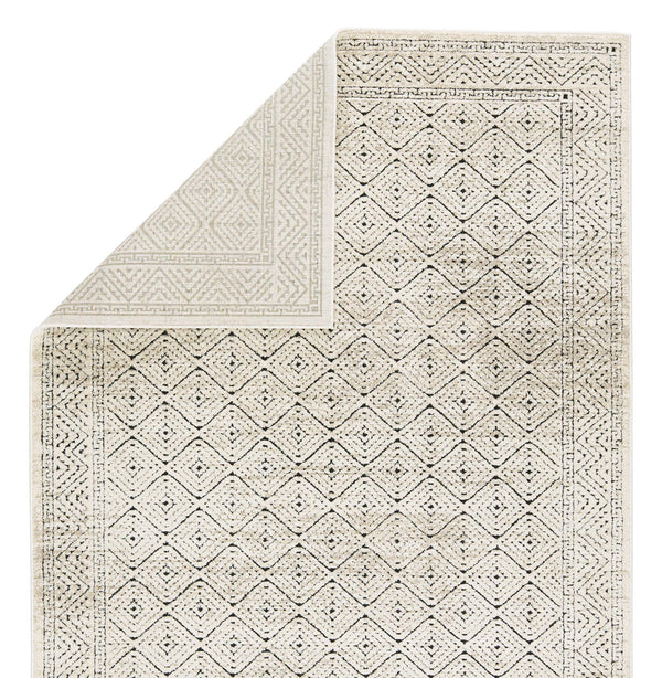 Jaipur Living Vibe by Jaipur Living Yadira Power Loomed Trellis Rug Moroccan Geometric High Low Pile 5'3"X7'6" RUG152520