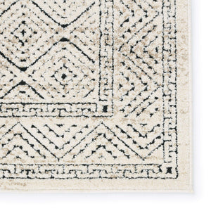 Jaipur Living Vibe by Jaipur Living Yadira Power Loomed Trellis Rug Moroccan Geometric High Low Pile 5'3"X7'6" RUG152520