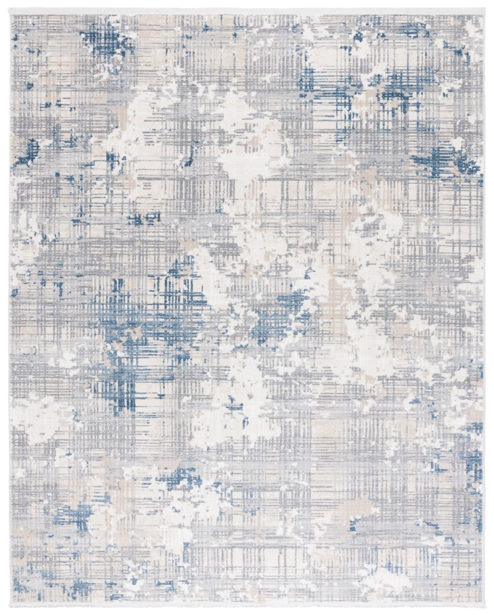 Safavieh Emerald 544f Grey / Blue Ivory Grey ,Blue Ivory 48% Polypropylene,40% Cotton,12% Polyester Emr544f-8