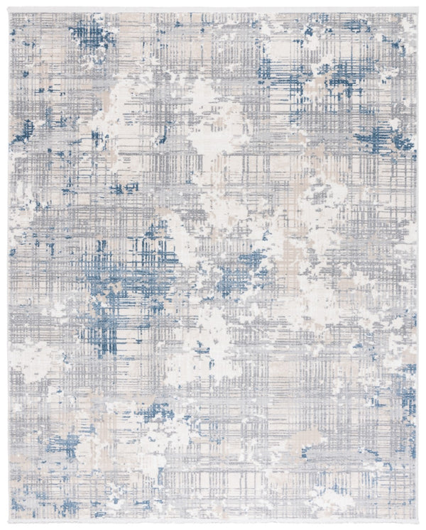 Safavieh Emerald 544f Grey / Blue Ivory Grey ,Blue Ivory 48% Polypropylene,40% Cotton,12% Polyester Emr544f-8