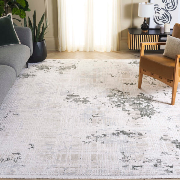 Safavieh Emerald 544y Green / Ivory Green ,Ivory 48% Polypropylene,40% Cotton,12% Polyester Emr544y-8