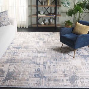 Safavieh Emerald 582m Blue / Beige Blue ,Beige 48% Polypropylene,40% Cotton,12% Polyester Emr582m-8