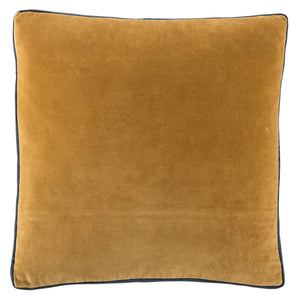 Jaipur Living Jaipur Living Bryn Cotton Velvet Throw Pillow Tailored Box Edge Accent for Sofa or Bed Gold Down PLW103407