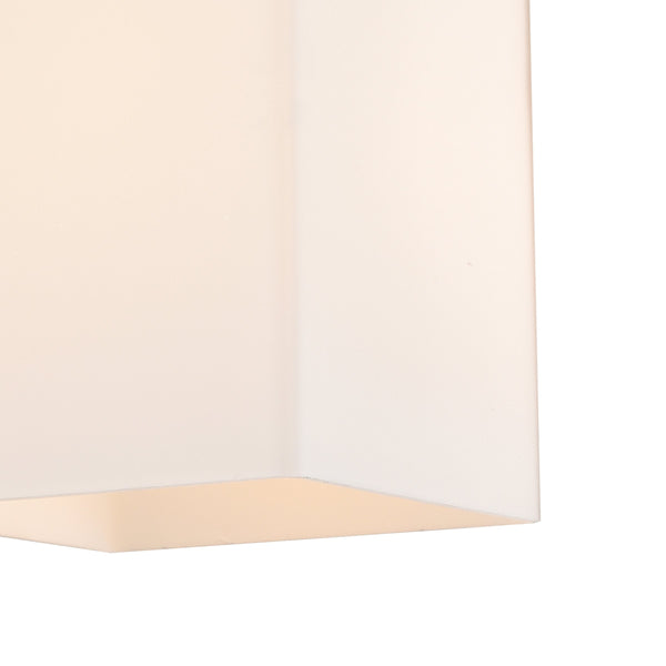 Thomas Lighting Broad Street Transitional Outdoor Flush Mount Bronze Framed Square Glass Ceiling Light EN110136