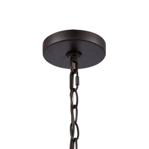 Thomas Lighting Cedar Park Dome Outdoor Pendant Light Oil Rubbed Bronze Farmhouse Porch Fixture EN130146