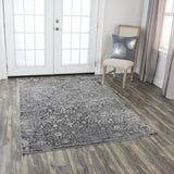 Rizzy Encore EN7272 Power Loomed Transitional Polypropylene Rug Brown 8' x 10'