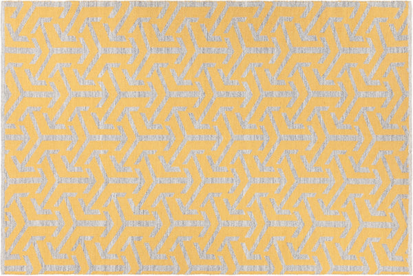 Chandra Rugs Hand-woven Contemporary Rug - Eco-friendly Artistry In 100% Recycled Polyester For Modern Homes Grey,Gold Recycled Polyester Ena51801-576
