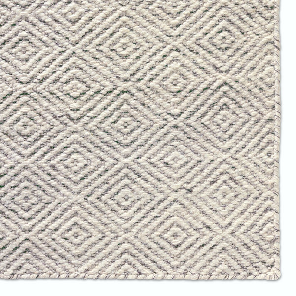 Jaipur Living Enclave Bramble Enc03 Handwoven Handmade 100% Wool Geometric Geometric Indoor Rug Cream, Taupe 100% Wool Rug140411