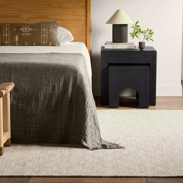 Jaipur Living Enclave Bramble Enc03 Handwoven Handmade 100% Wool Geometric Geometric Indoor Rug Cream, Taupe 100% Wool Rug140411