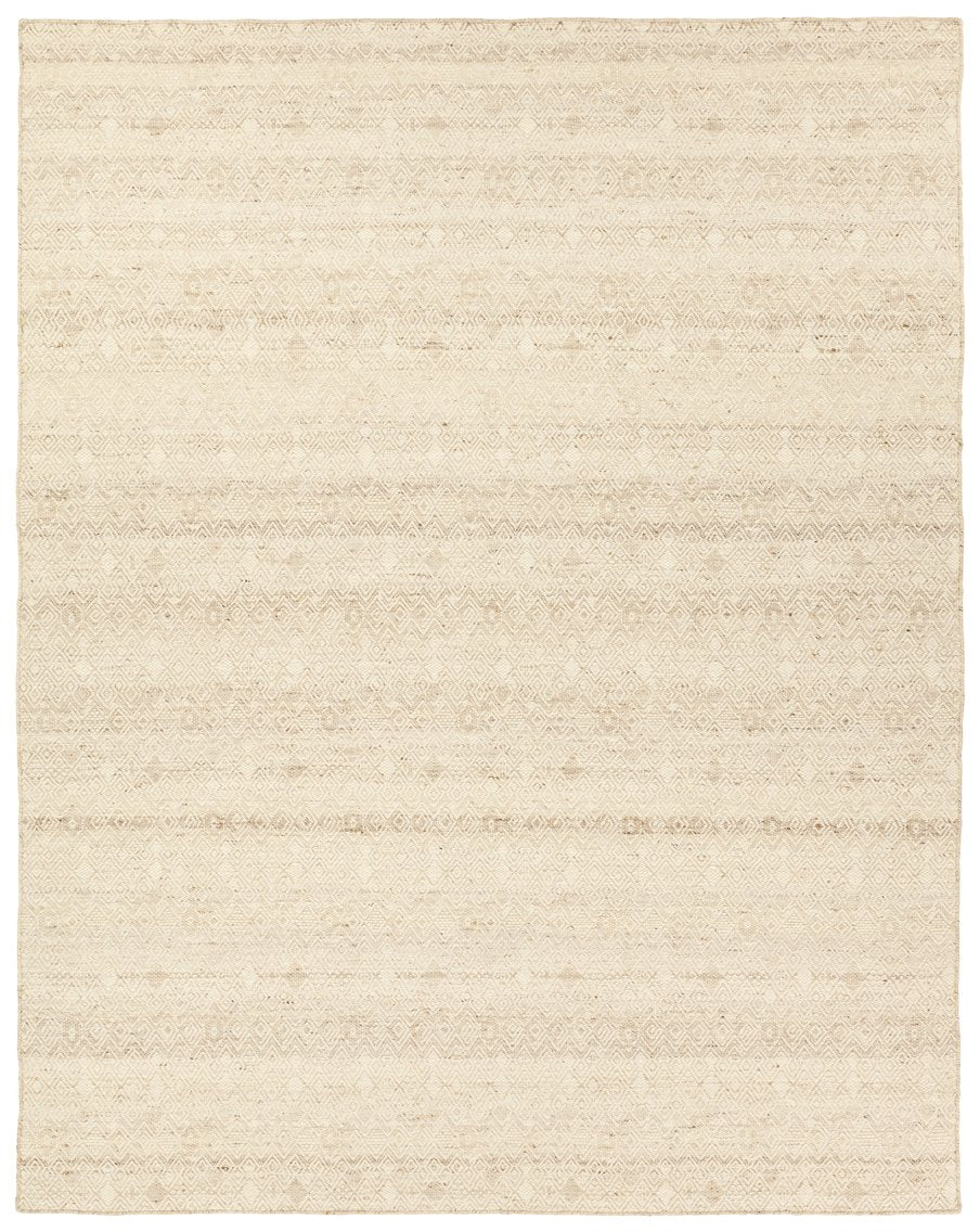 Jaipur Living Enclave Wythe Enc06 Handwoven Handmade 70% Wool 30% Cotton Geometric Tribal Indoor Rug Ivory 70% Wool 30% Cotton Rug161616