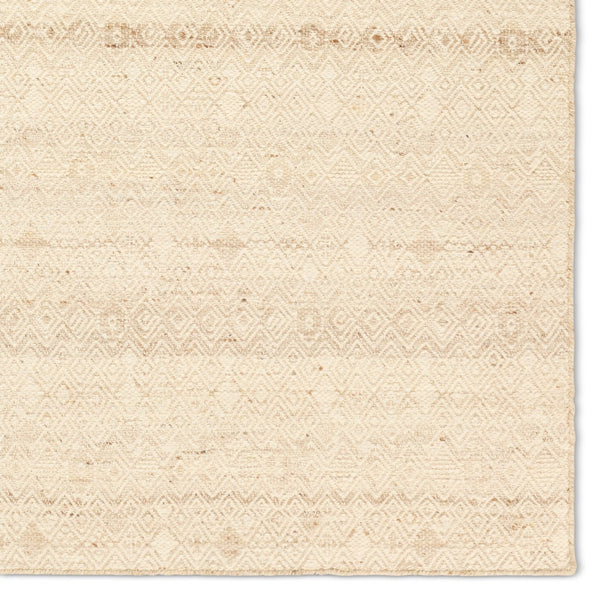 Jaipur Living Enclave Wythe Enc06 Handwoven Handmade 70% Wool 30% Cotton Geometric Tribal Indoor Rug Ivory 70% Wool 30% Cotton Rug161616