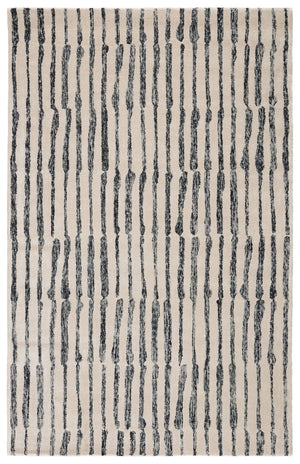 Jaipur Living Etho By Nikki Chu Saville Enk13 Tufted Handmade 70% Wool 30% Viscose Contemporary Abstract Indoor Rug Cream, Slate 70% Wool 30% Viscose, 100% Cotton Rug158221