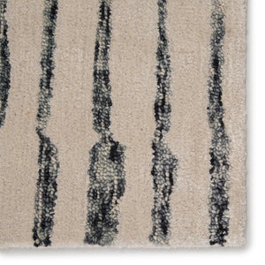 Jaipur Living Etho By Nikki Chu Saville Enk13 Tufted Handmade 70% Wool 30% Viscose Contemporary Abstract Indoor Rug Cream, Slate 70% Wool 30% Viscose, 100% Cotton Rug158221