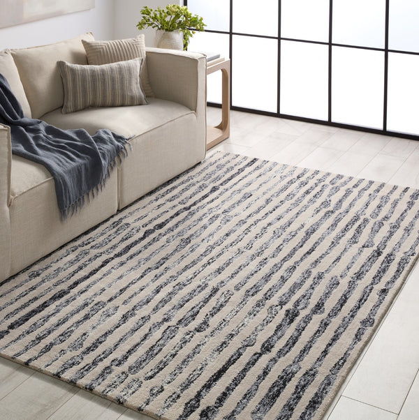 Jaipur Living Etho By Nikki Chu Saville Modern Global Handmade Indoor Rug Cream 12'x18'