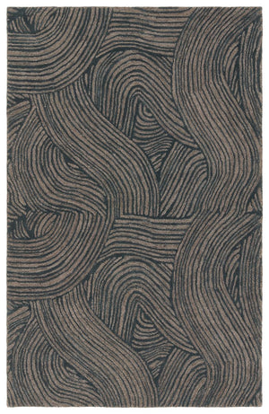 Jaipur Living Etho By Nikki Chu Linette Enk16 Tufted Handmade 70% Wool 30% Viscose Contemporary Abstract Indoor Rug Blue 70% Wool 30% Viscose, 100% Polyester Rug161820