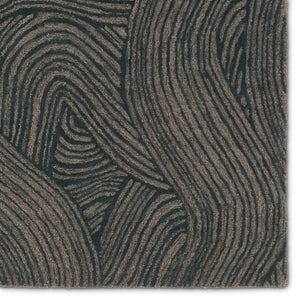 Jaipur Living Etho By Nikki Chu Linette Enk16 Tufted Handmade 70% Wool 30% Viscose Contemporary Abstract Indoor Rug Blue 70% Wool 30% Viscose, 100% Polyester Rug161820