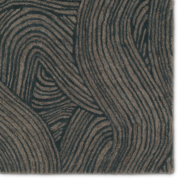 Jaipur Living Etho By Nikki Chu Linette Enk16 Tufted Handmade 70% Wool 30% Viscose Contemporary Abstract Indoor Rug Blue 70% Wool 30% Viscose, 100% Polyester Rug161820