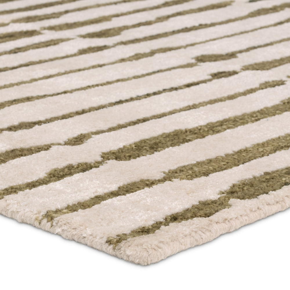 Jaipur Living Etho By Nikki Chu Saville Enk17 Tufted Handmade 70% Wool 30% Viscose Contemporary Tribal Indoor Rug Green 70% Wool 30% Viscose, 100% Polyester Rug161827