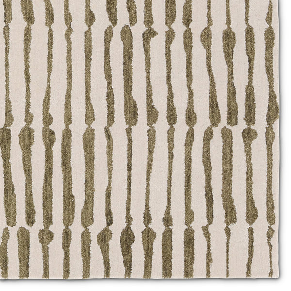 Jaipur Living Etho By Nikki Chu Saville Enk17 Tufted Handmade 70% Wool 30% Viscose Contemporary Tribal Indoor Rug Green 70% Wool 30% Viscose, 100% Polyester Rug161827