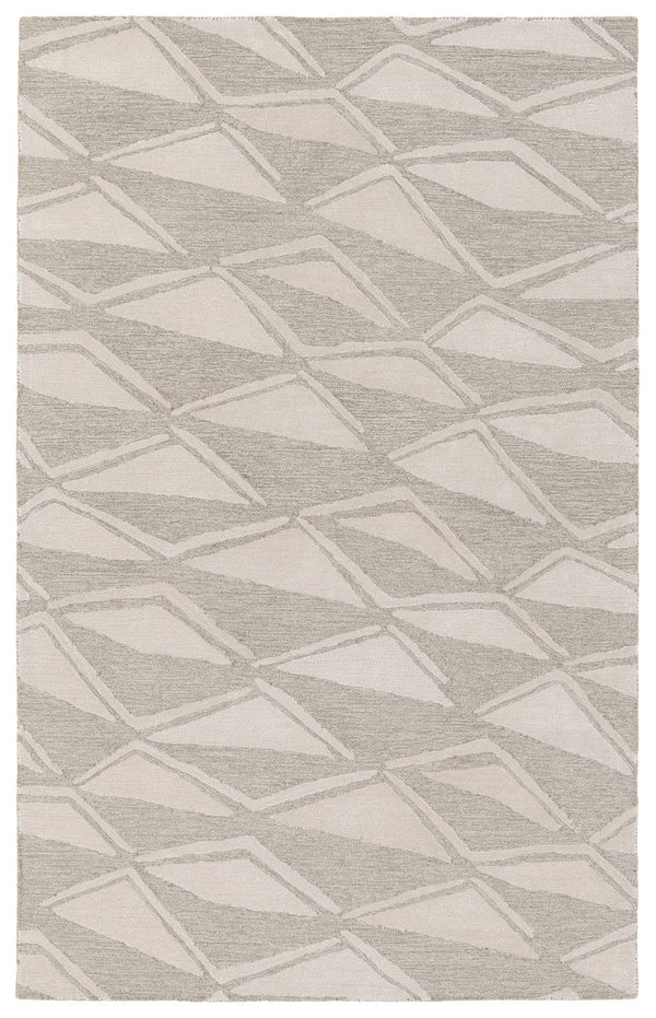 Jaipur Living Etho By Nikki Chu Movran Enk18 Tufted Handmade 60% Wool 40% Viscose Contemporary Tribal Indoor Rug Gray 60% Wool 40% Viscose, 100% Polyester Rug161828